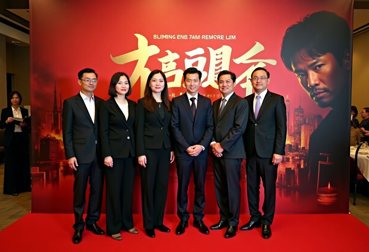 今日吃瓜网址电影首映礼现场，主创团队亮相